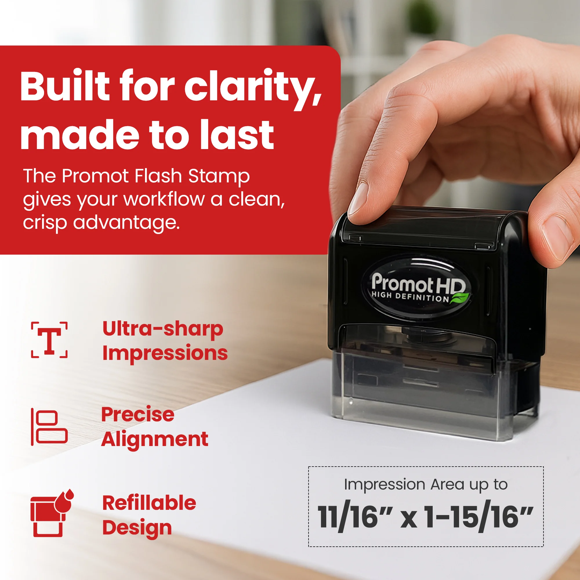 Pre-Inked Stamp (Small) hover